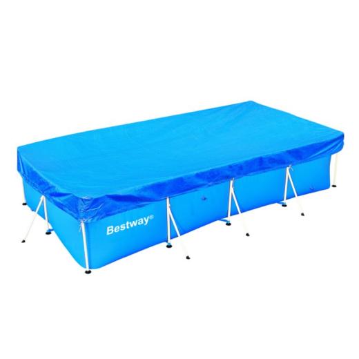 TOP TELO TELONE COPERTURA COPRI PISCINA CON TELAIO CM 399 400 X 211 BESTWAY