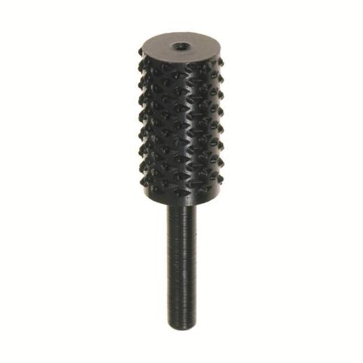 Raspa lima rotativa cilindrica per legno gambo mm 6 per trapano