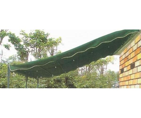 TELO TOP COPERTURA RICAMBIO MT 3X4 PER GAZEBO VERANDA DA APPOGGIO A PARETE MURO