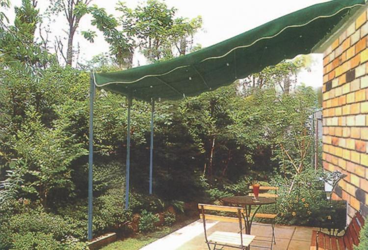TELO TOP COPERTURA RICAMBIO MT 3X4 PER GAZEBO VERANDA DA APPOGGIO A PARETE MURO