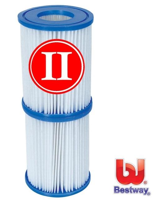 2 PZ Filtro cartuccia ricambio piscina Bestway 3028 LT
