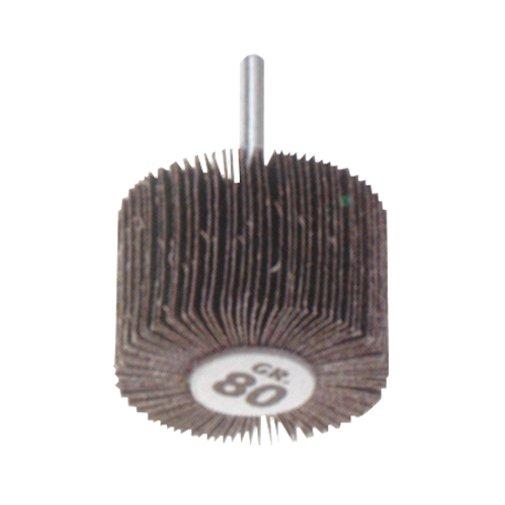 Ruota abrasiva lamellare grana 80 gambo mm 6
