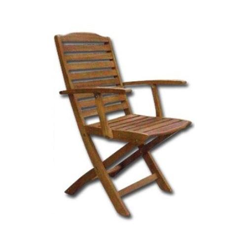 2 SEDIE POLTRONE IN LEGNO PIEGHEVOLE CON BRACCIOLI CM 56 X 62 X 90h DA GIARDINO