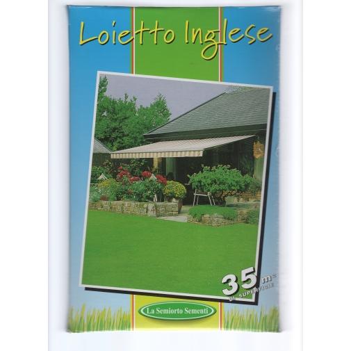 SEMENTI SEMI DI PRATO LOIETTO INGLESE 1 Kg TAPPETO FITTO ERBOSO GIARDINO AIUOLA