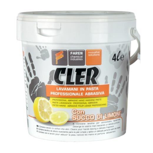 Pasta crema lavamani professionale sgrassante abrasiva 4 KG con succo di limoni