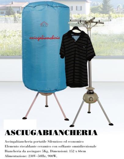 ASCIUGABIANCHERIA ELETTRICO PALLONE ASCIUGATRICE STENDINO ASCIUGA BIANCHERIA