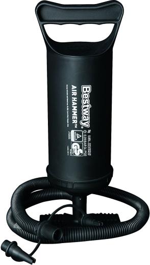 Pompa gonfiaggio gonfiare manuale doppia azione ideale x piscina canotto lettino