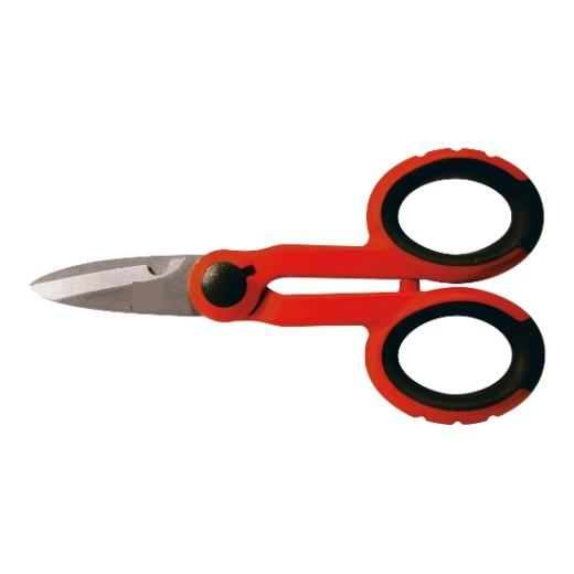 FORBICE FORBICI DA ELETTRICISTA ELETTRICISTI CON LAME IN ACCIAIO MICRODENTATE