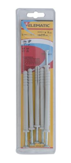 10 CF Di ELEMATIC BLISTER TASSELLI UCX 6X55  (PZ.15)
