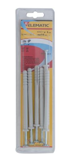 10 PZ Di ELEMATIC BLISTER TASSELLI UCX 6X35 (PZ.20)