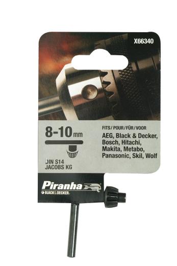 1 PZ Di PIRANHA X66340 CHIAVE PER MANDRINO MM.8-10
