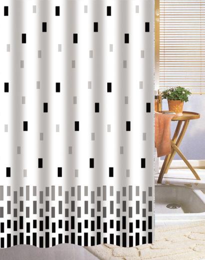 1 PZ Di *TENDA DOCCIA POLIEST. DIS.5332A CM.120X200