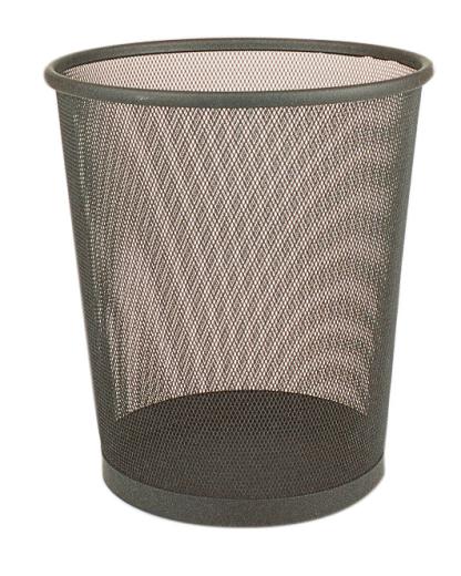 6 PZ Di CESTINO GETTACARTE NERO 27X30H DFE0352