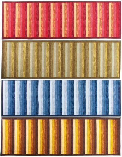 4 PZ Di TAPPETO X CUCINA MOD.BAMBU RAYA CM. 50X100