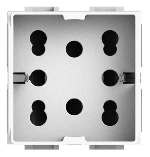 1 PZ Di *PRESA SCHUKO+N2 10/16A UNIV.LIVING LIGHT BCA