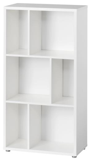 1 PZ Di KIT LIBRERIA CM.61X33X117H 71671/49 BIANCA