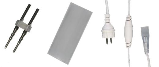 1 PZ Di KIT CABLAGGIO FISSO X TUBO LUMINOSO 2VIE