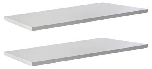 1 CF Di *KIT 2 MENSOLE CM.69X35 BIANCHE