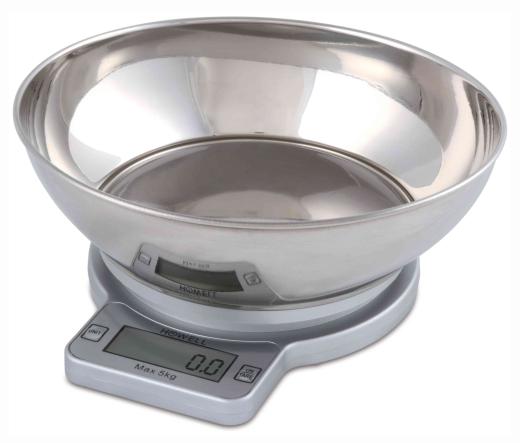 1 PZ Di *BILANCIA CUCINA DIGIT.CIOTOLA ACCIAIO KG.5
