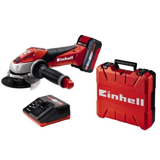 SMERIGLIATRICE ANGOLARE A BATTERIA RICARICABILE 18V FLESSIBILE FRULLINO EINHELL