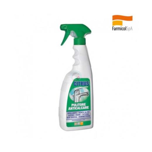 CITRUS Disincrostante detergente Brilla Bagno rubinetti ceramiche 750 Ml Faren