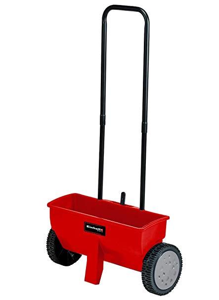 CARRELLO SPARGITORE EINHELL CON RUOTE X SEMINARE SPARGERE CONCIME SEMI SABBIA