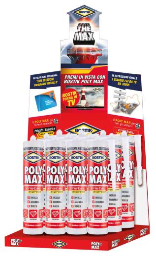 1 PZ Di *BOSTIK ESPOS. 12CART.300G POLIMAX ORIG.CRIST