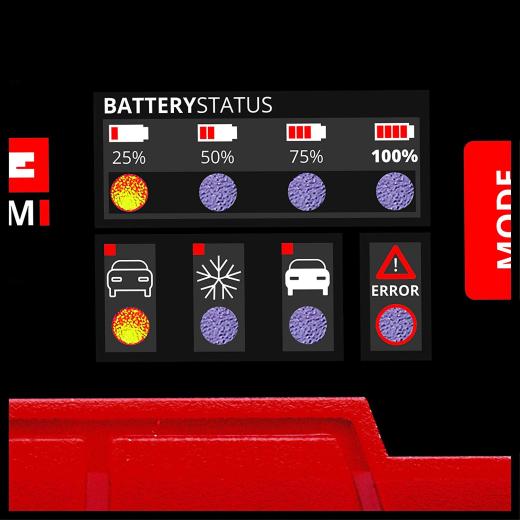 Caricabatterie 12V mantenitore di carica batterie max 60 Ah auto moto Einhell