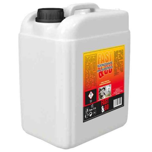 4 PZ Di FASTGO IGIENIZZANTE SUPERFICI 5LT