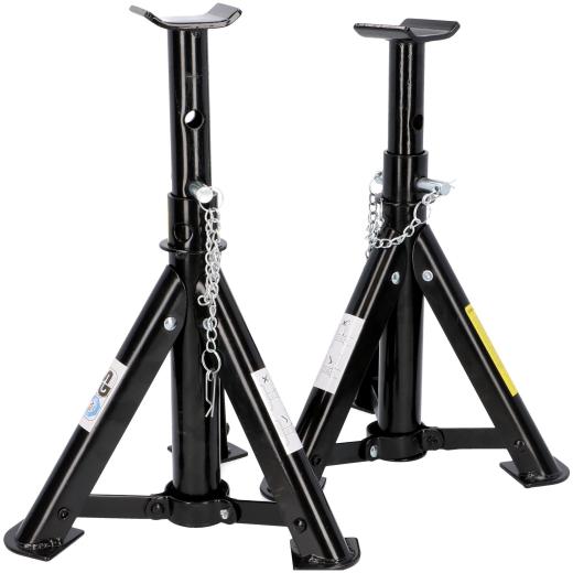 Set 2 Supporto 2000 kg cavalletto cavalletti regolabile x auto camper moto