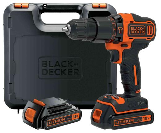 0 PZ Di TRAPANO B+D 18VP 2BATT.LITIO MOD.BDCHD18KB