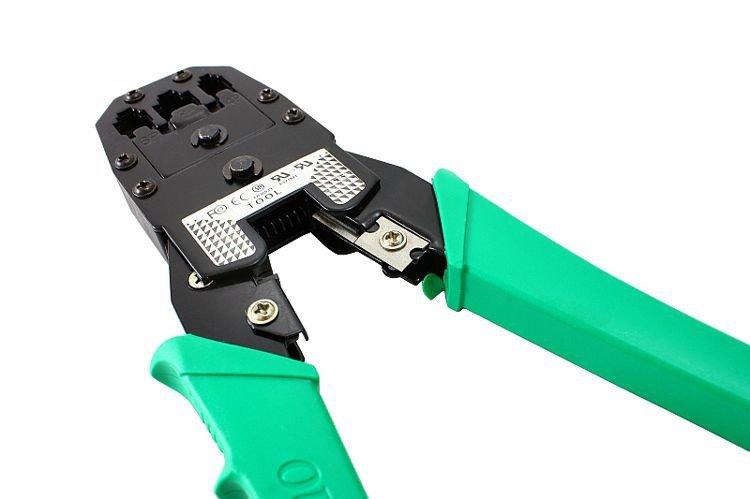 PINZA A CRIMPARE PER CAVO LAN ETHERNET X CONNETTORI RJ45 RJ11 CRIMPATRICE