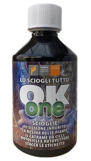 OK ONE sciogli rimuovi colla silicone resine etichette