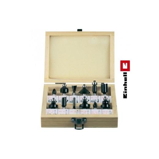 Set 12 frese x fresatrice rifilatore pantografo Einhell