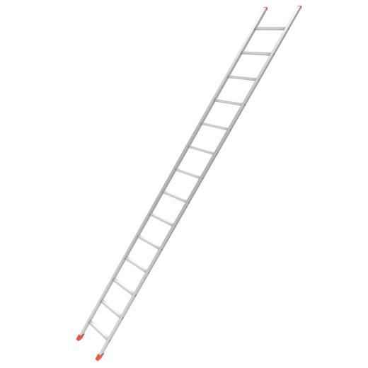 1,0 PZ Di SCALA ALL. SEMPLICE DA APPOGGIO 14 GRADINI H 4,0 M