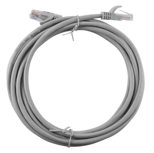 1,0 PZ Di CAVO LAN UTP PLUG RJ45/RJ45 GRIGIO MT.3