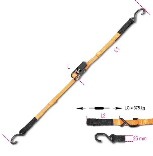 1,0 PZ Di ROBUR 8188 CG25 NASTRO ANCORAG CRIC 25 MM X 5 M