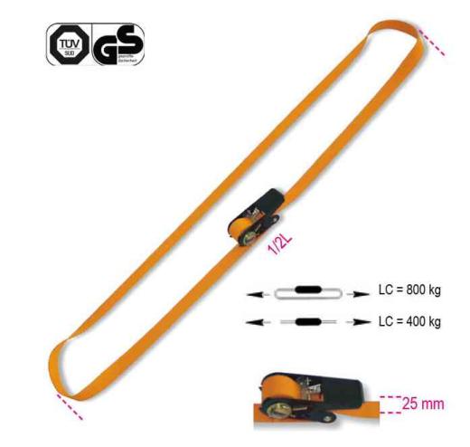 3,0 PZ Di ROBUR 8188 C NASTRO AD ANELLO A CRIC 25 MM X 5 M