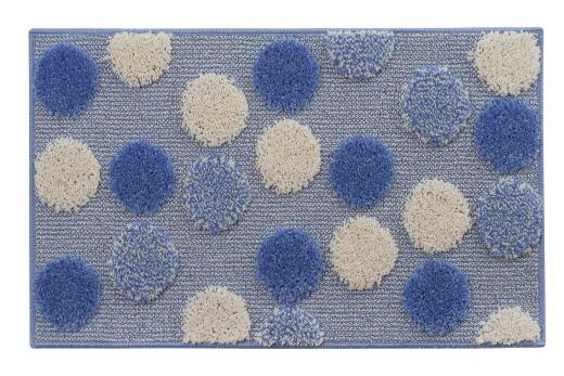 1,0 PZ Di TAPPETO BAGNO IOS 50X80 CM BLU