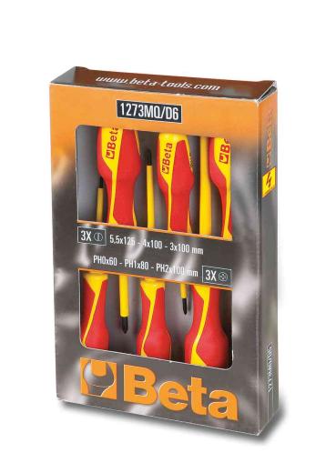 1,0 PZ Di BETA 1273MQ D6 SERIE 6 CACCIAVITE ISOLATI