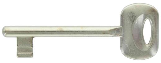 10,0 PZ Di CHIAVE PATENT BONAITI NICHELATA N. 7
