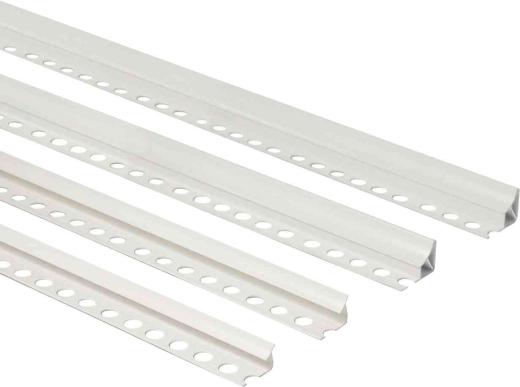 10,0 PZ Di SGUSCETTA PVC VERTICALE 8 MM H 260 CM BIANCO