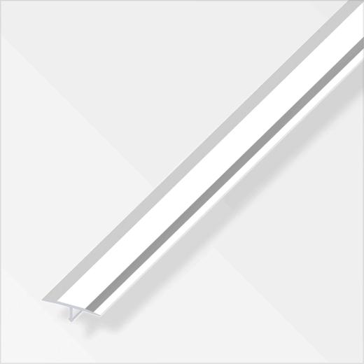 5,0 PZ Di GIUNTO A T PER PAVIMENTI ALLUM 250 CM CROMO