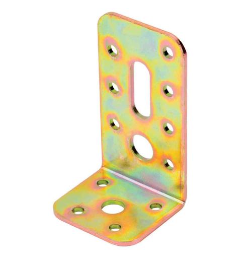 10,0 PZ Di PIASTRA 750 ANGOLARE ACC TROP REGOL 50X90X45 MM