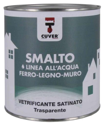 1,0 PZ Di SMALTO VETRIFICANTE CUVER TRASPAR SATINATO 750 ML