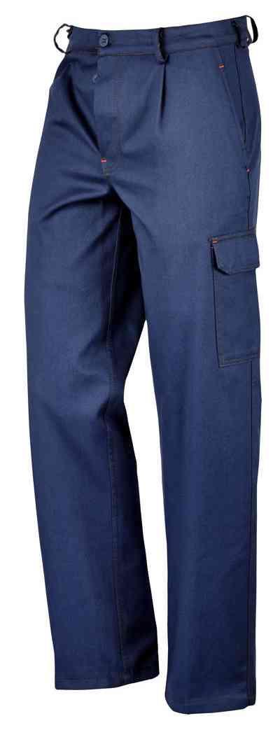 1,0 PZ Di PANTALONE SUPER CARGO MULTITASCHE BLU TG.50