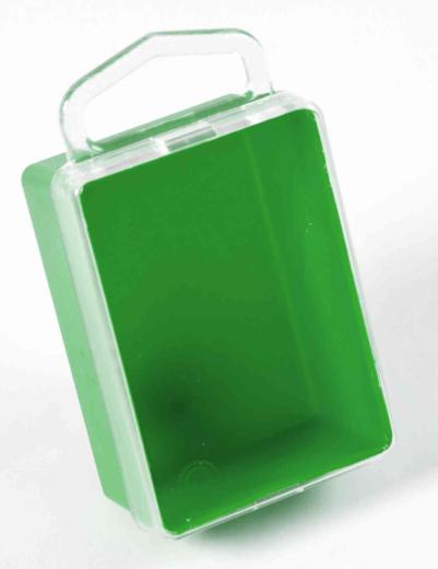 90,0 PZ Di SCATOLA PLASTICA SELF SERVICE  50X70 MM VERDE