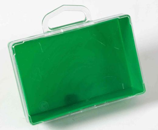 40,0 PZ Di SCATOLA PLASTICA SELF SERVICE 105X70 MM VERDE