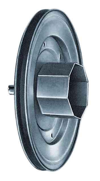 1,0 PZ Di PULEGGIA ZINCATA CM.19 PER ARGANELLI
