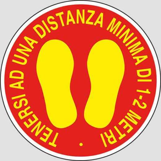 1,0 PZ Di ETIC.ADES D.20CM TENERSI A DIST. DI 1-2MT